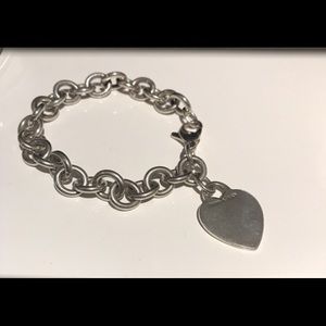 Tiffany Heart Charm Bracelet